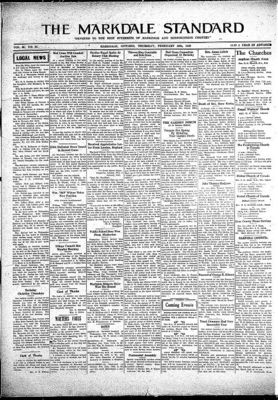 Markdale Standard (Markdale, Ont.1880), 29 Feb 1940