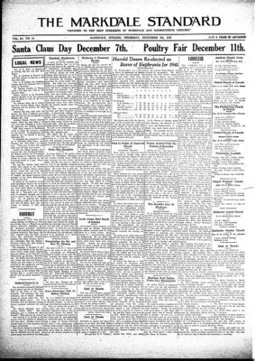 Markdale Standard (Markdale, Ont.1880), 5 Dec 1940