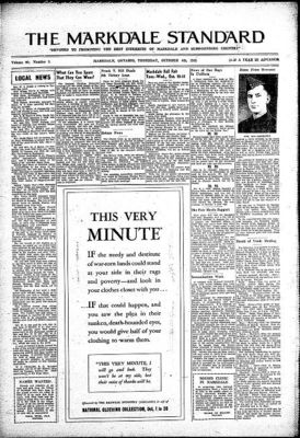 Markdale Standard (Markdale, Ont.1880), 4 Oct 1945