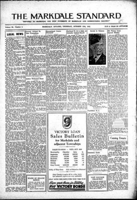 Markdale Standard (Markdale, Ont.1880), 25 Oct 1945