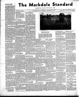 Markdale Standard (Markdale, Ont.1880), 22 Sep 1949