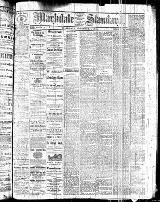 Markdale Standard (Markdale, Ont.1880), 4 Nov 1881