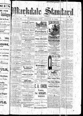 Markdale Standard (Markdale, Ont.1880), 31 Aug 1882