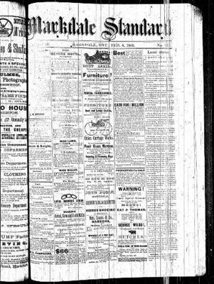 Markdale Standard (Markdale, Ont.1880), 8 Feb 1883