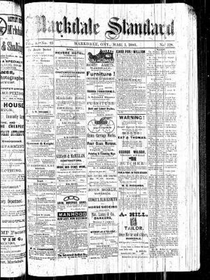 Markdale Standard (Markdale, Ont.1880), 1 Mar 1883