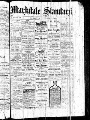 Markdale Standard (Markdale, Ont.1880), 5 Apr 1883