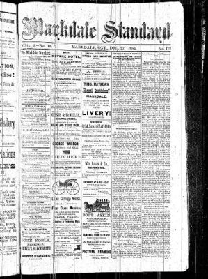 Markdale Standard (Markdale, Ont.1880), 27 Dec 1883