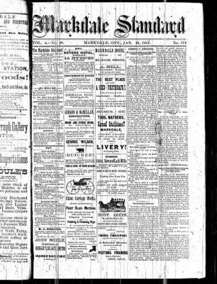 Markdale Standard (Markdale, Ont.1880), 10 Jan 1884