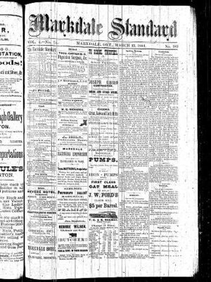 Markdale Standard (Markdale, Ont.1880), 13 Mar 1884