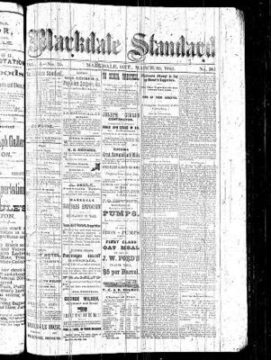 Markdale Standard (Markdale, Ont.1880), 20 Mar 1884