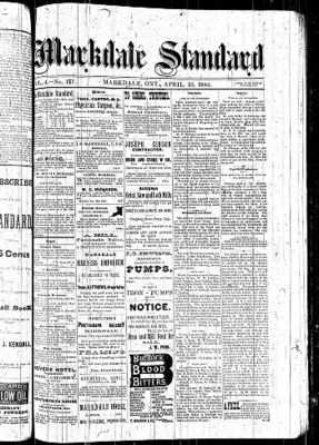 Markdale Standard (Markdale, Ont.1880), 10 Apr 1884