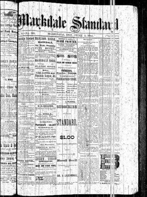 Markdale Standard (Markdale, Ont.1880), 5 Jun 1884