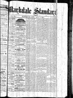 Markdale Standard (Markdale, Ont.1880), 7 Aug 1884