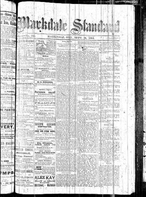 Markdale Standard (Markdale, Ont.1880), 18 Sep 1884