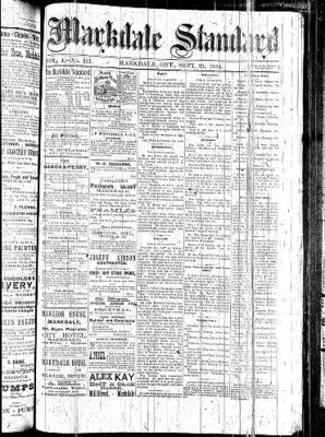 Markdale Standard (Markdale, Ont.1880), 25 Sep 1884