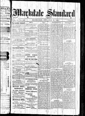 Markdale Standard (Markdale, Ont.1880), 8 Jan 1885