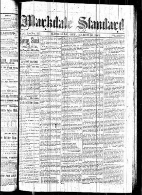 Markdale Standard (Markdale, Ont.1880), 26 Mar 1885