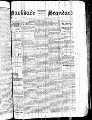 Markdale Standard (Markdale, Ont.1880), 15 Mar 1888