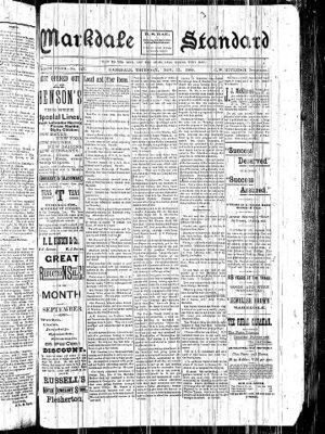 Markdale Standard (Markdale, Ont.1880), 15 Nov 1888