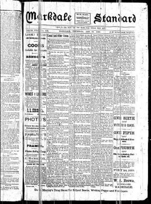 Markdale Standard (Markdale, Ont.1880), 10 Jan 1889