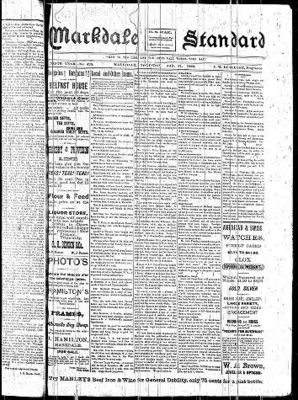 Markdale Standard (Markdale, Ont.1880), 31 Jan 1889