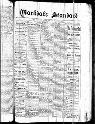 Markdale Standard (Markdale, Ont.1880), 10 Oct 1889