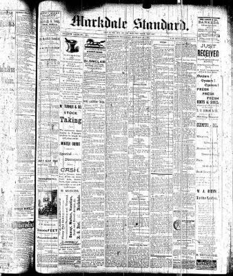 Markdale Standard (Markdale, Ont.1880), 28 Jan 1892