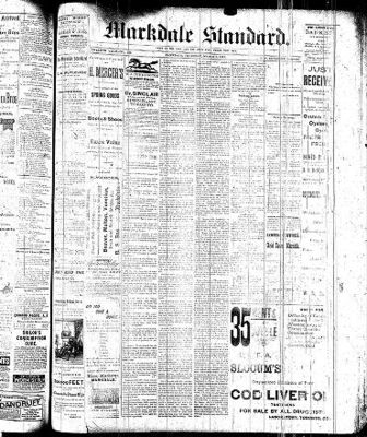 Markdale Standard (Markdale, Ont.1880), 3 Mar 1892