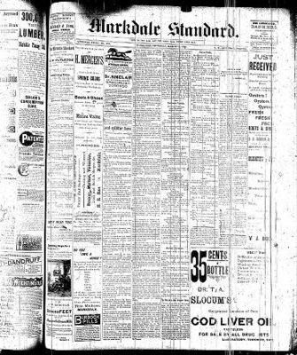 Markdale Standard (Markdale, Ont.1880), 10 Mar 1892