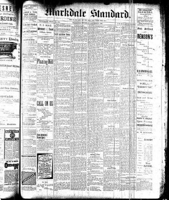 Markdale Standard (Markdale, Ont.1880), 27 Oct 1892