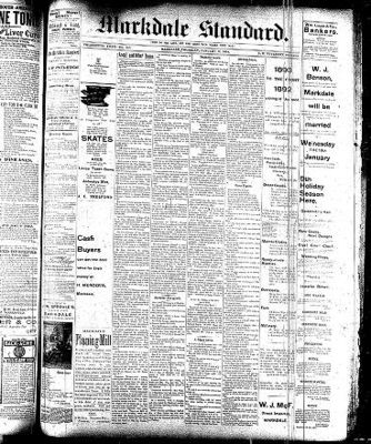 Markdale Standard (Markdale, Ont.1880), 12 Jan 1893