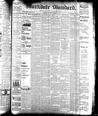 Markdale Standard (Markdale, Ont.1880), 9 Feb 1893