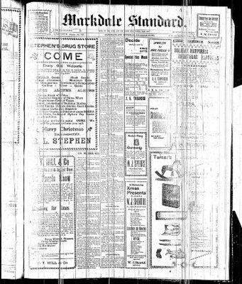 Markdale Standard (Markdale, Ont.1880), 22 Dec 1898