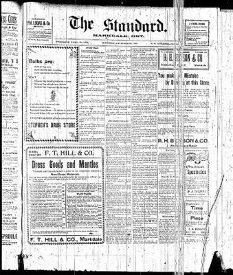 Markdale Standard (Markdale, Ont.1880), 30 Nov 1899