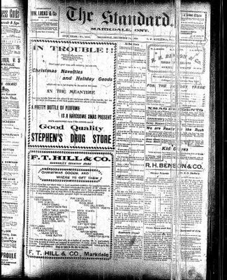 Markdale Standard (Markdale, Ont.1880), 14 Dec 1899