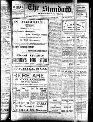 Markdale Standard (Markdale, Ont.1880), 28 Dec 1899