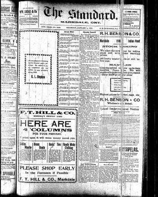 Markdale Standard (Markdale, Ont.1880), 4 Jan 1900