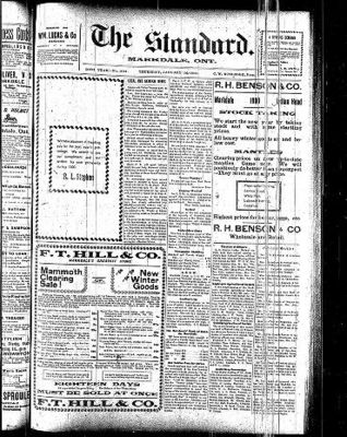 Markdale Standard (Markdale, Ont.1880), 18 Jan 1900