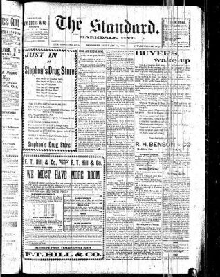 Markdale Standard (Markdale, Ont.1880), 15 Feb 1900