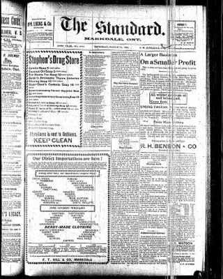 Markdale Standard (Markdale, Ont.1880), 15 Mar 1900