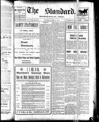 Markdale Standard (Markdale, Ont.1880), 6 Sep 1900