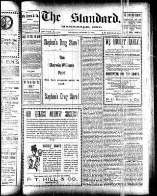 Markdale Standard (Markdale, Ont.1880), 11 Oct 1900