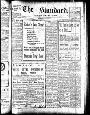 Markdale Standard (Markdale, Ont.1880), 25 Oct 1900