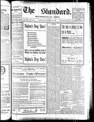 Markdale Standard (Markdale, Ont.1880), 1 Nov 1900