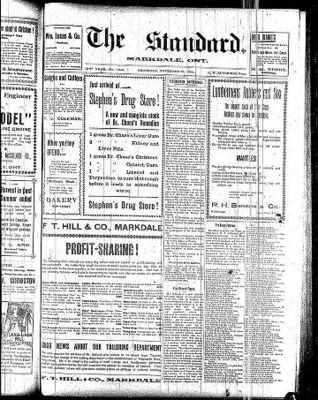 Markdale Standard (Markdale, Ont.1880), 29 Nov 1900