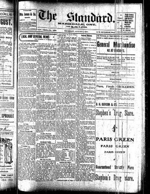 Markdale Standard (Markdale, Ont.1880), 8 Aug 1901