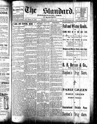 Markdale Standard (Markdale, Ont.1880), 22 Aug 1901