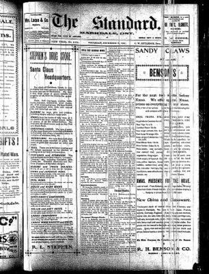 Markdale Standard (Markdale, Ont.1880), 19 Dec 1901