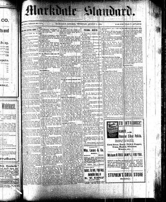 Markdale Standard (Markdale, Ont.1880), 7 Aug 1902