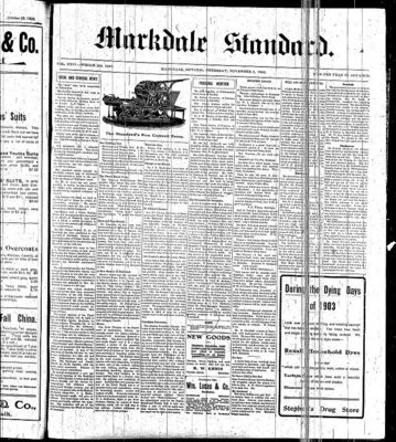 Markdale Standard (Markdale, Ont.1880), 5 Nov 1903